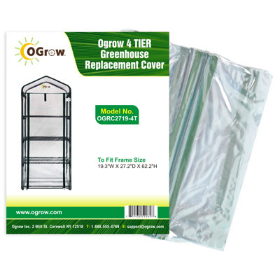 thumbnail interactive-video image 1 of Firlar 3 Tier Greenhouse Cover, Clear PVC Greenhouse Tent 1 of 1