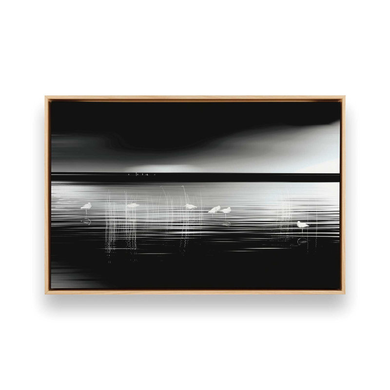 Ghostly Tides Canvas Print in a Frame, American Maple, 32.75" H x 48.75" W