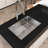 27" X 19" Rectangular Undermount Sink - Stainless Steel With Openable Pipe Lid And Condensation Feature Faster Drainage Design Scratch- Surface