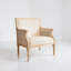 Chaise d'appoint Amando French Country, revêtement beige