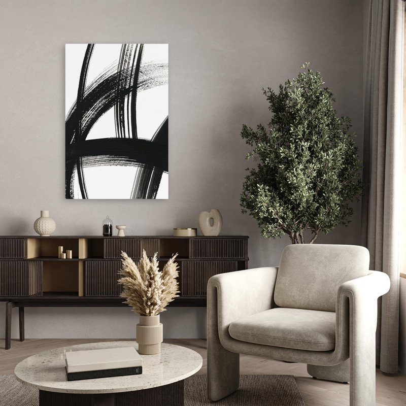 Moderne et contemporain et moderne Spontane II, H 36 po x l 24 po