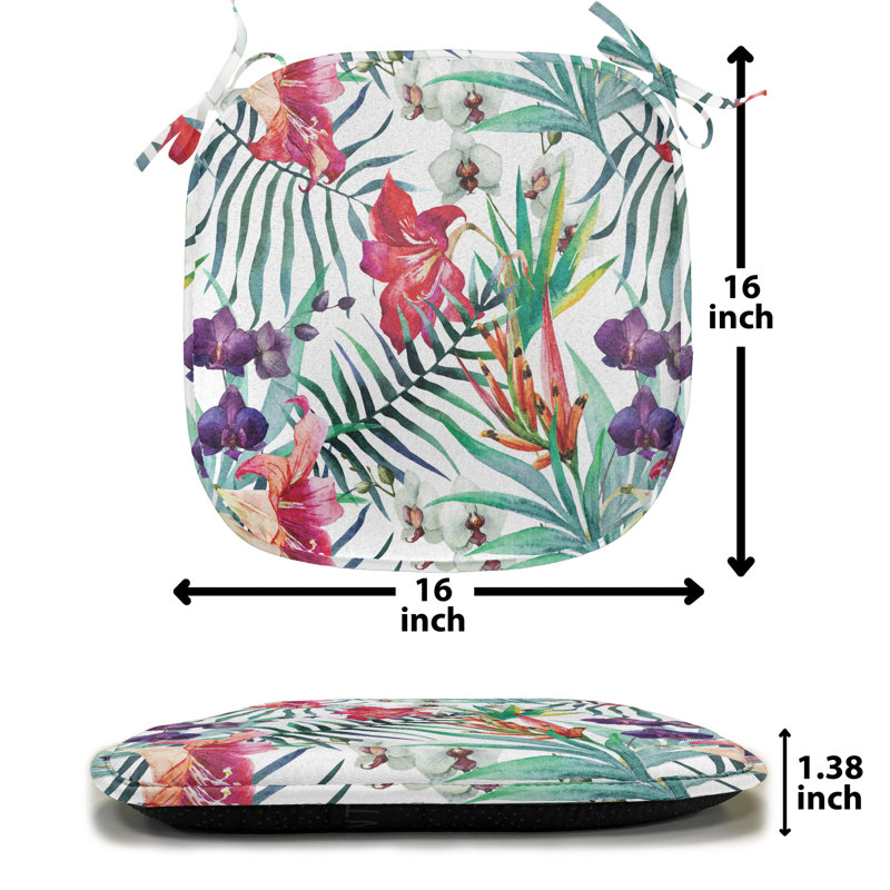 Outdoor 1.38'' Dining Chair Seat Cushion