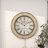 Wooden Distressed Cream Decorative Wall Clock