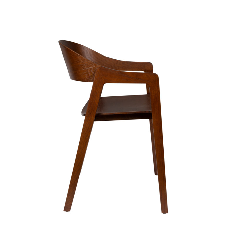 Westlake Solid Wood Arm Chair, Brown