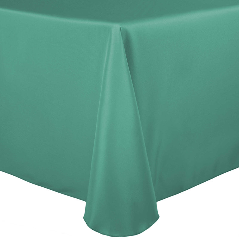 Abdikarin Solid Color Round Tablecloth, Jade, 2