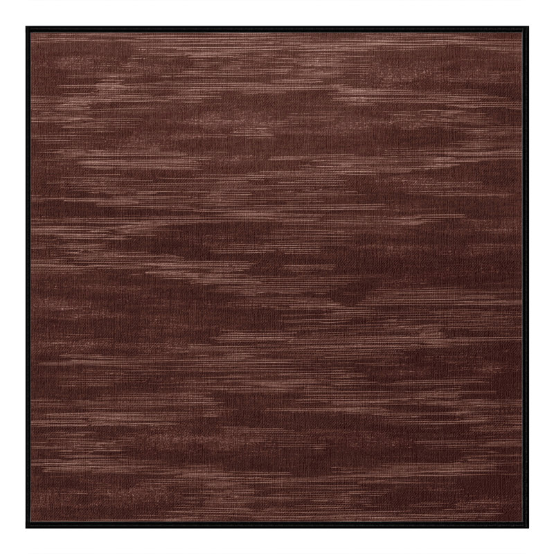 Tapis noir lavable à la machine, Carré 8 pi