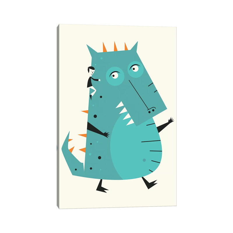 Monster III 1 Piece Wrapped Canvas Wall Art, 101.6 cm H x 66.04 cm W x 1.91 cm D