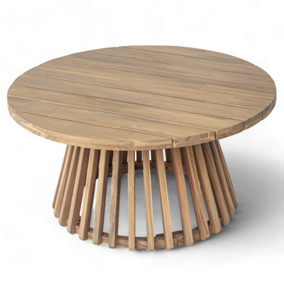 Table basse de patio en bois d'acacia