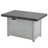 Extendable Rectangle Aluminum Alloy Fire Pit Table