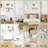Helmes White Wooden Key Mail Organizer with Drawer Wall Mount Key Rack-108778308