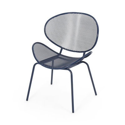 Fauteuil confortable de 33,88 po Hauteur, largeur 24,66 po, profondeur marine 24,83 po, construction en fer, hauteur, largeur, profondeur, 23,06 lb