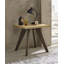 Dipasquale Solid Wood Cross Legs End Table