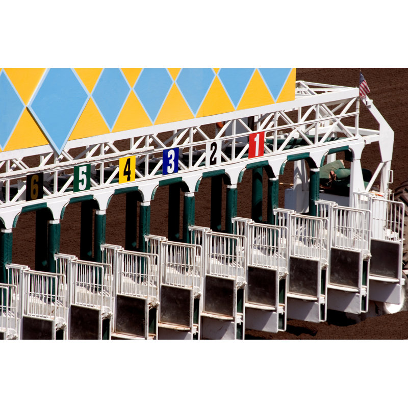 The Starting Gate by RASimon - Wrapped Canvas Print, 20cm H x 30cm W x 3.8cm D