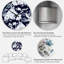 White Roses In Shades Of Grey II - Horloge murale à motifs-3729267