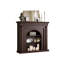 Foyer autoportant en bois massif Nut-Brown
