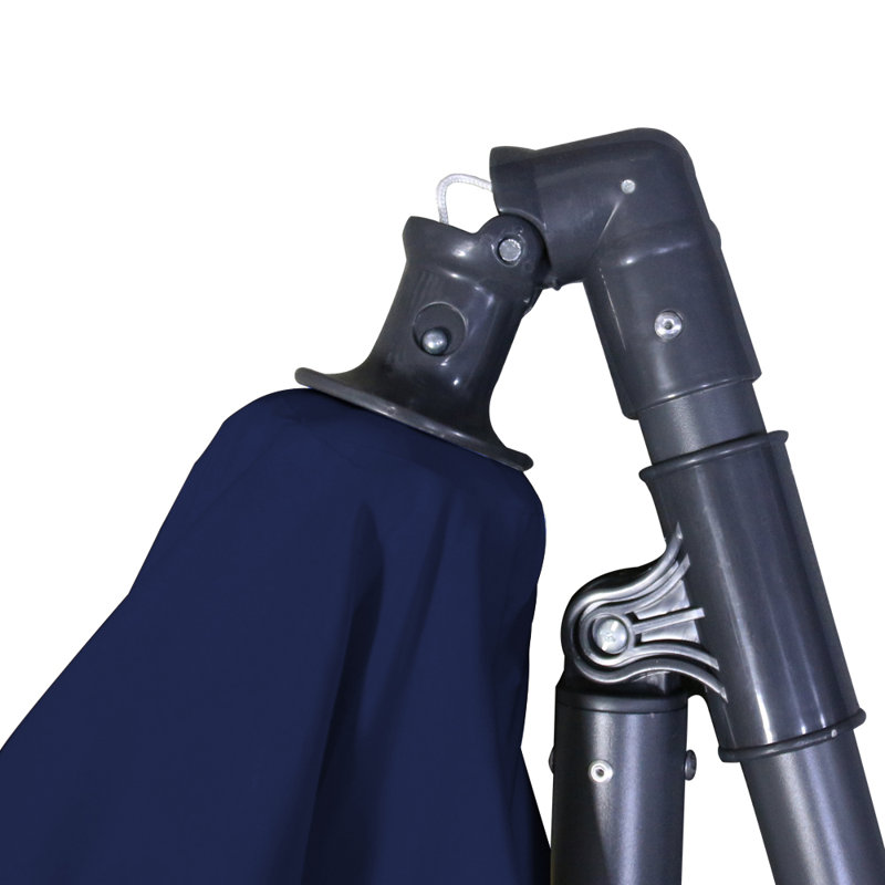 Poe 3m Cantilever Banana Parasol, Blue