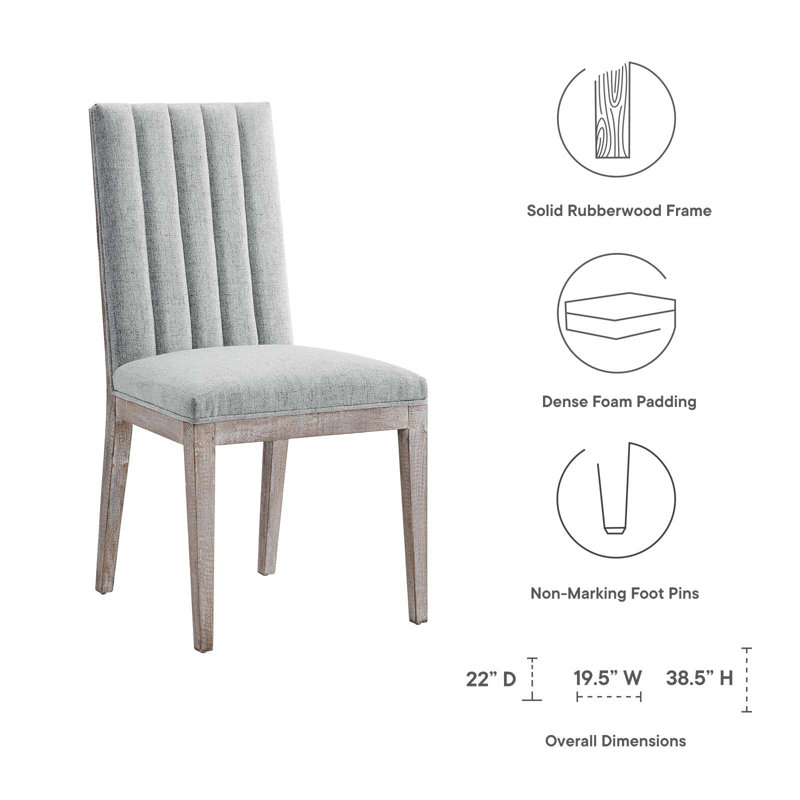 Chaise d'appoint Maisonette, Gris clair