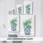 Plant chinoiserie II - Cavas enveloppés de galerie-108843433