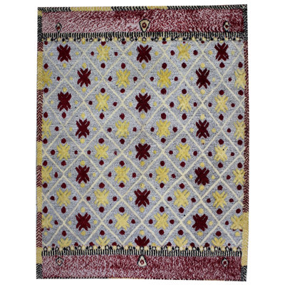 Nessadiou Geometric Hand Woven 261cm X 303cm Area Rug