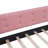 Full Size Upholstered Daybed With 4 Support Legs,Rubine