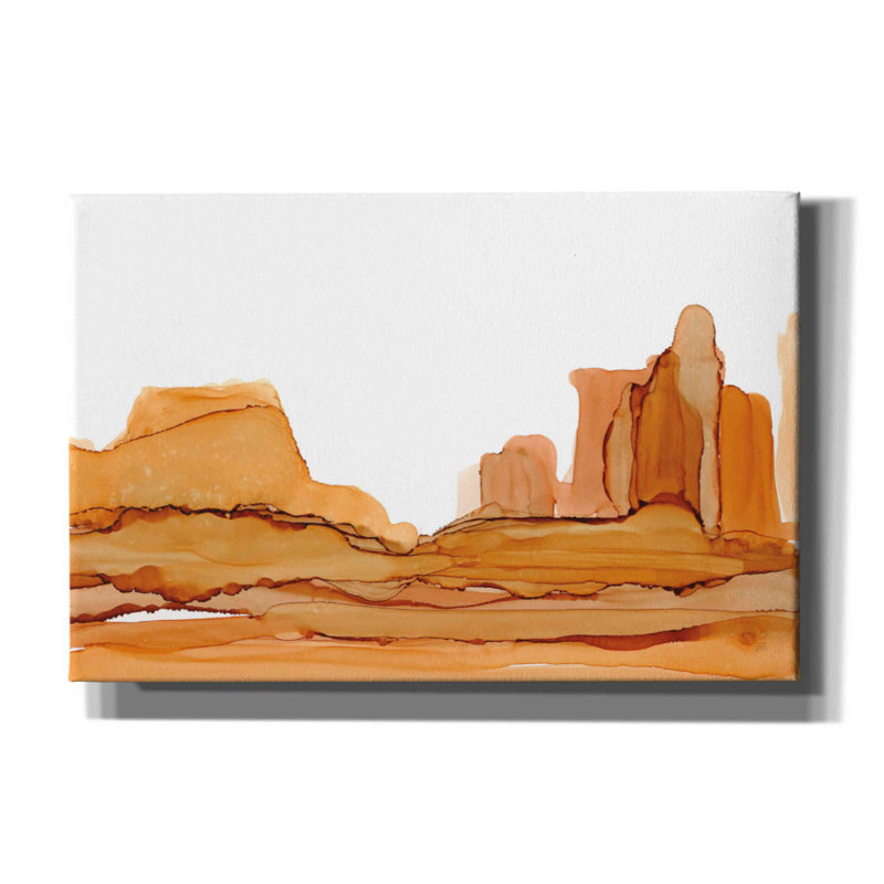 «Brownscape II» par Chris Paschke, estampe numérique sur toile, H 12 po x l 18 po x P 0,75 po