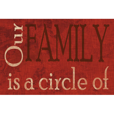 Family Circle - Wrapped Canvas Print