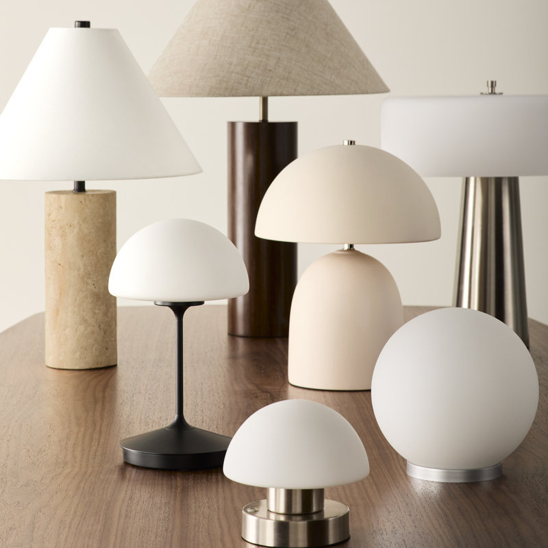 Hardacre Ceramic Table Lamp, Bisque