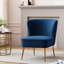Chaise d'appoint en velours Tru-1276429214