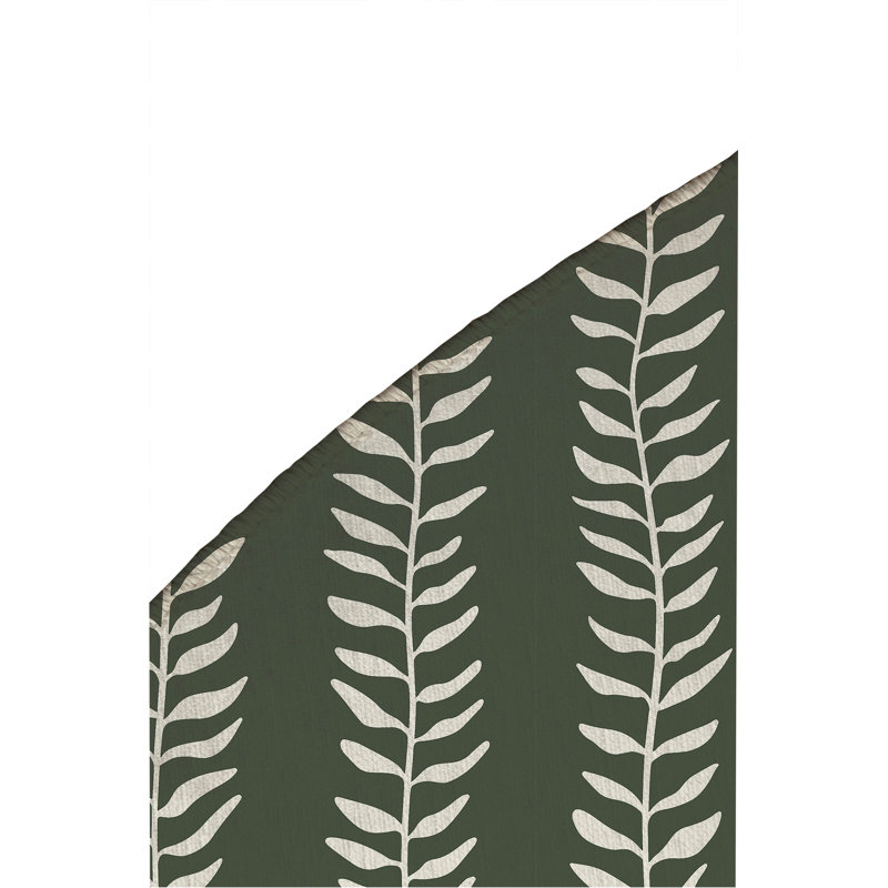 Mystic Ivy Non-Slip Outdoor Rug, Round 5'