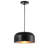 Cecillia 1 - Light Ore Black Single Pendant