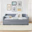 Lit de jour rembourré polyvalent 3 en 1 avec lit gigogne escamotable et poche de rangement latérale-1654923393-1654923517