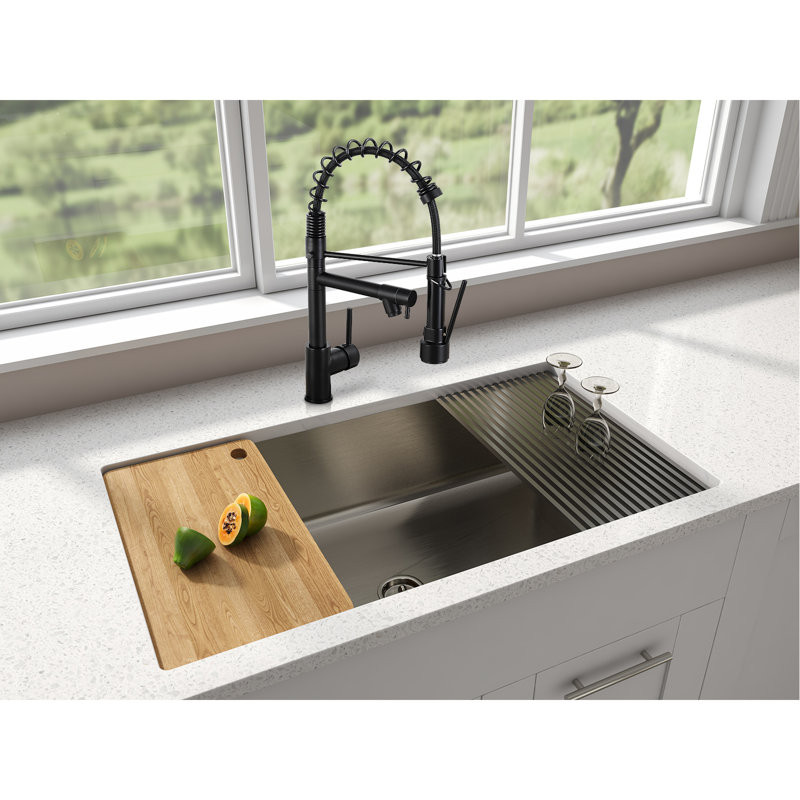 HGN Kitchen Faucet, Matte Black