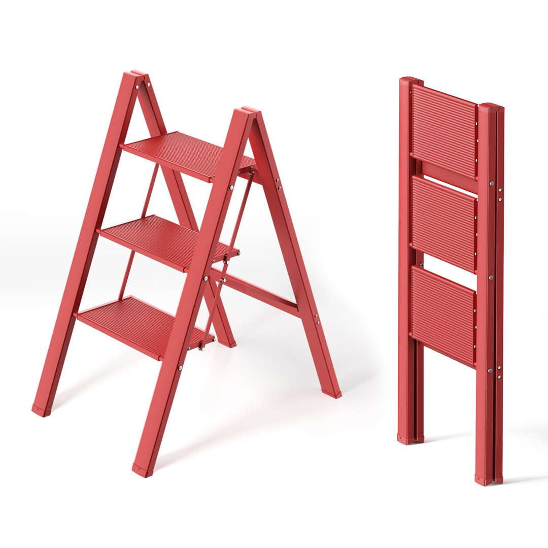 3 - Step Aluminium Lightweight Folding Step Ladder