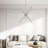Poco 8 - Light Steel Dimmable Sputnik Modern Linear Chandelier-235354742