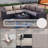 Dawes 12-Piece Outdoor Rattan Sectional Set With Cushions And Tempered Glass Table-1693317912