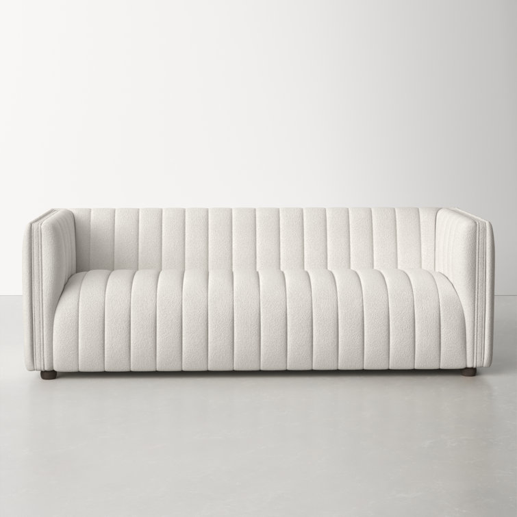 Room & Board | Modern Metro 88 Three-Cushion Sofa in Tatum Fabric in Graphite Black - Stain-Resistant Fabric