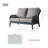 Outdoor Aluminum Loveseat With Cushions