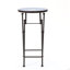 Table d'appoint extérieure pliante avec plateau et structure en fer