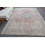 Tapis rétro rétro surdimensionné Anatolian sur fond médaillon rouge idéal pour le décor de salon bleu / rouge