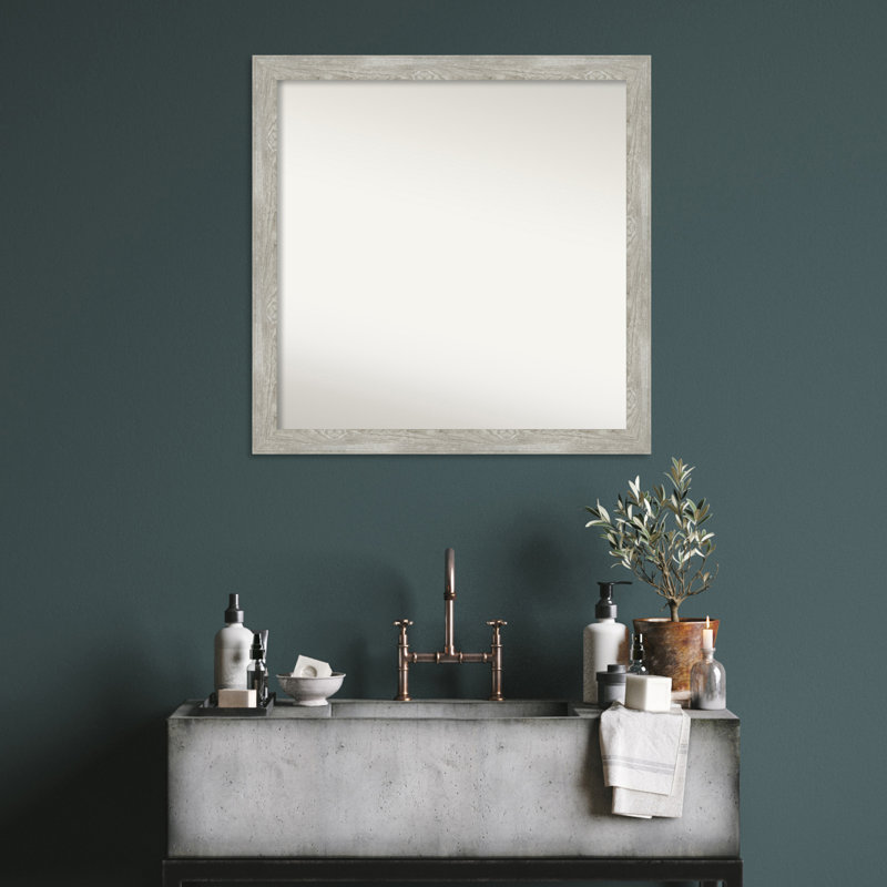 Miroir de salle de bain Regen, 31,5 po x 31,5 po, Carré