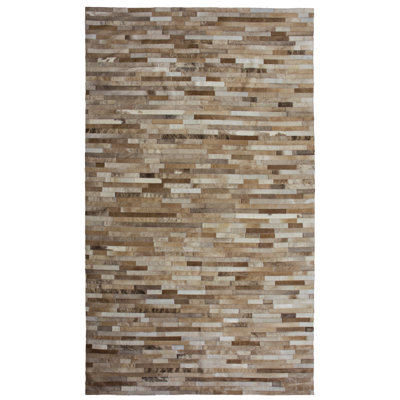 Barack Cowhide Striped Indoor Rug