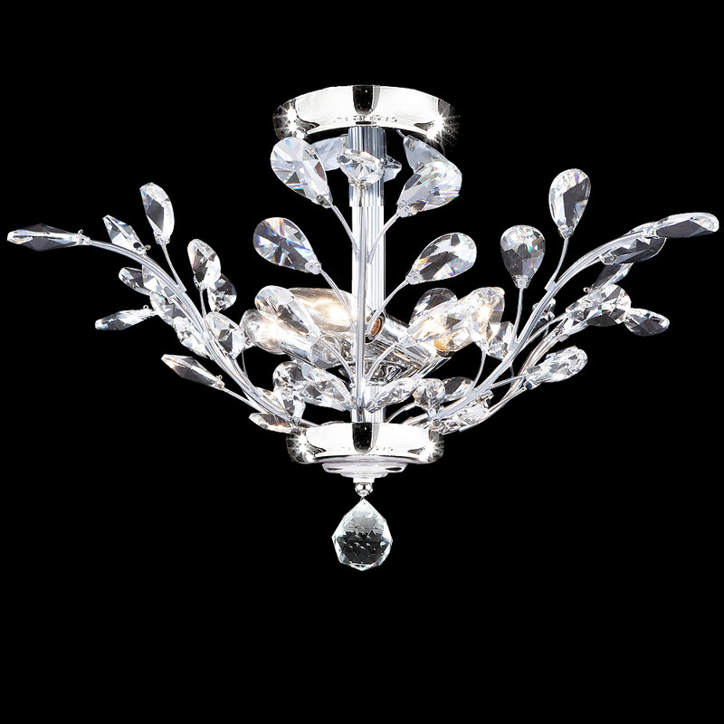 Regalia Crystal Semi Flush Mount