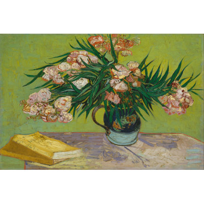 Oleanders by Vincent Van Gogh - Wrapped Canvas Painting