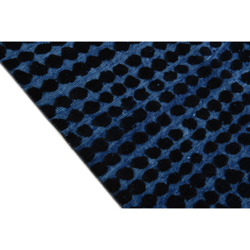 Tapis noir / bleu Howard