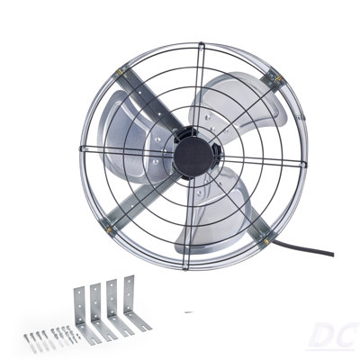 15 Inch Gable Mount Fan 1300 CFM Attic Exhaust Fan With Adjustable Thermostat