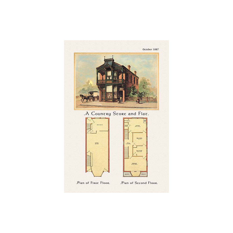 «A Country Store and Flat», impression
