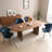 Walnut Oval Unfinished Dining Table-1744585494