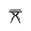 Table en aluminium coulé