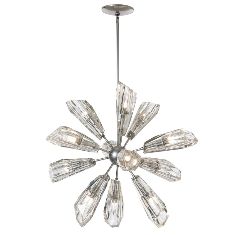 Luma 12 - Light Chandelier, Sterling
