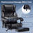 Heavy Duty Massage Leather Office chair with Adjustable Back Vibration
